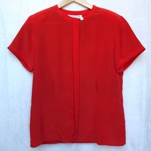 Jones New York Womens HOT Red Top